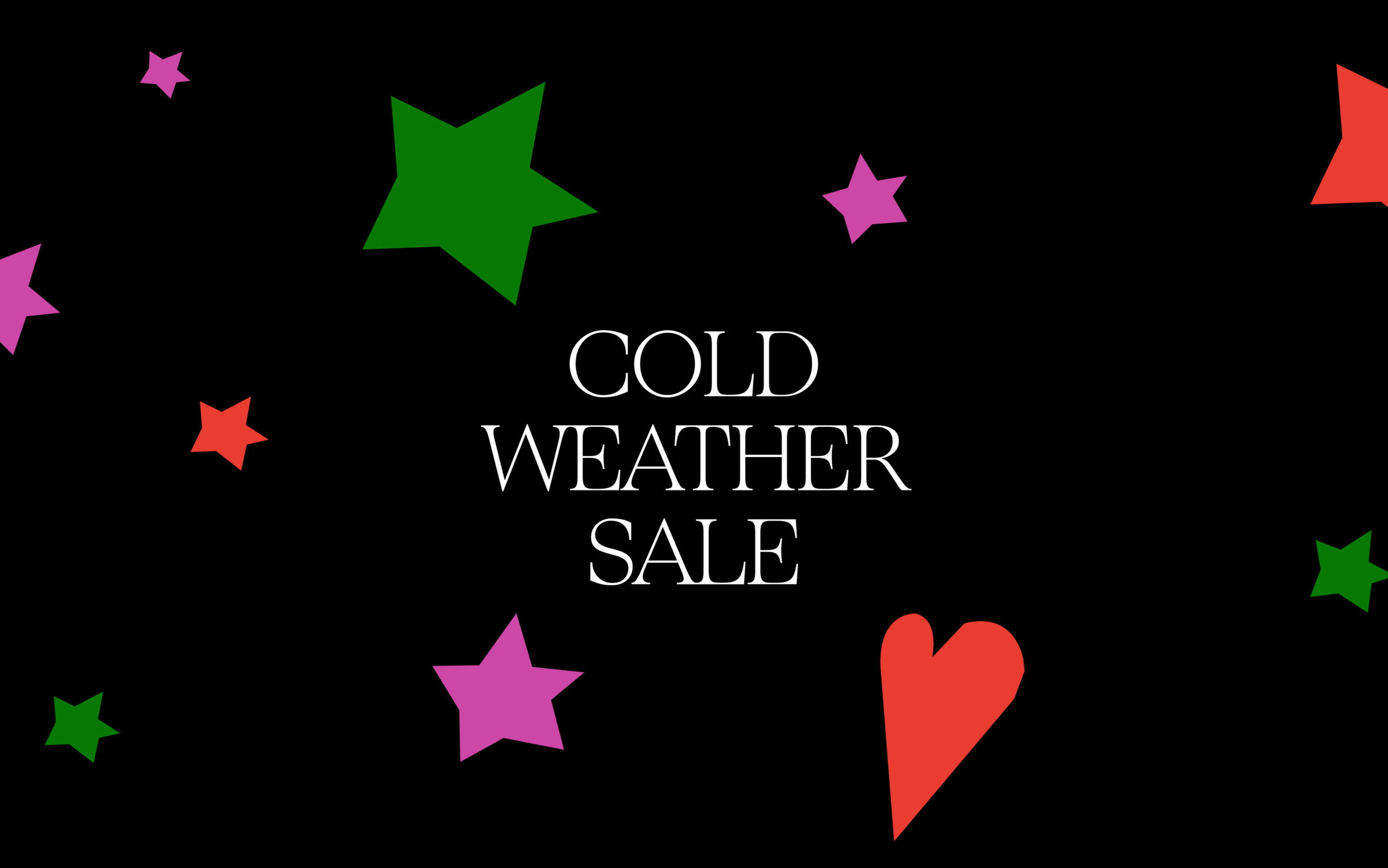 Black Friday Deals: cold-weather sale.