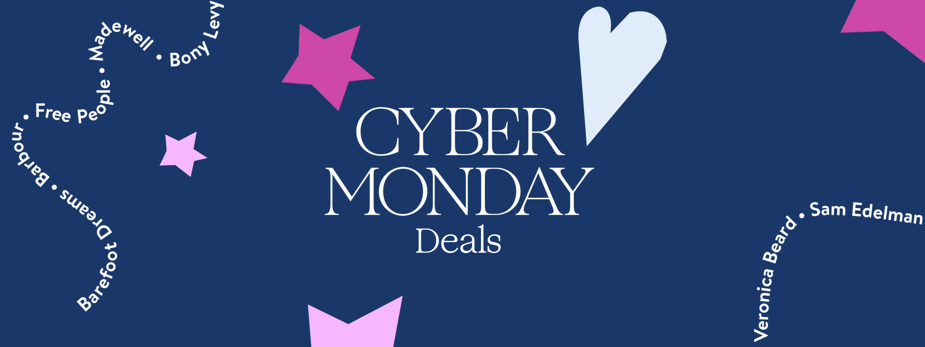 Cyber Monday Deals: up to 60% off select styles.