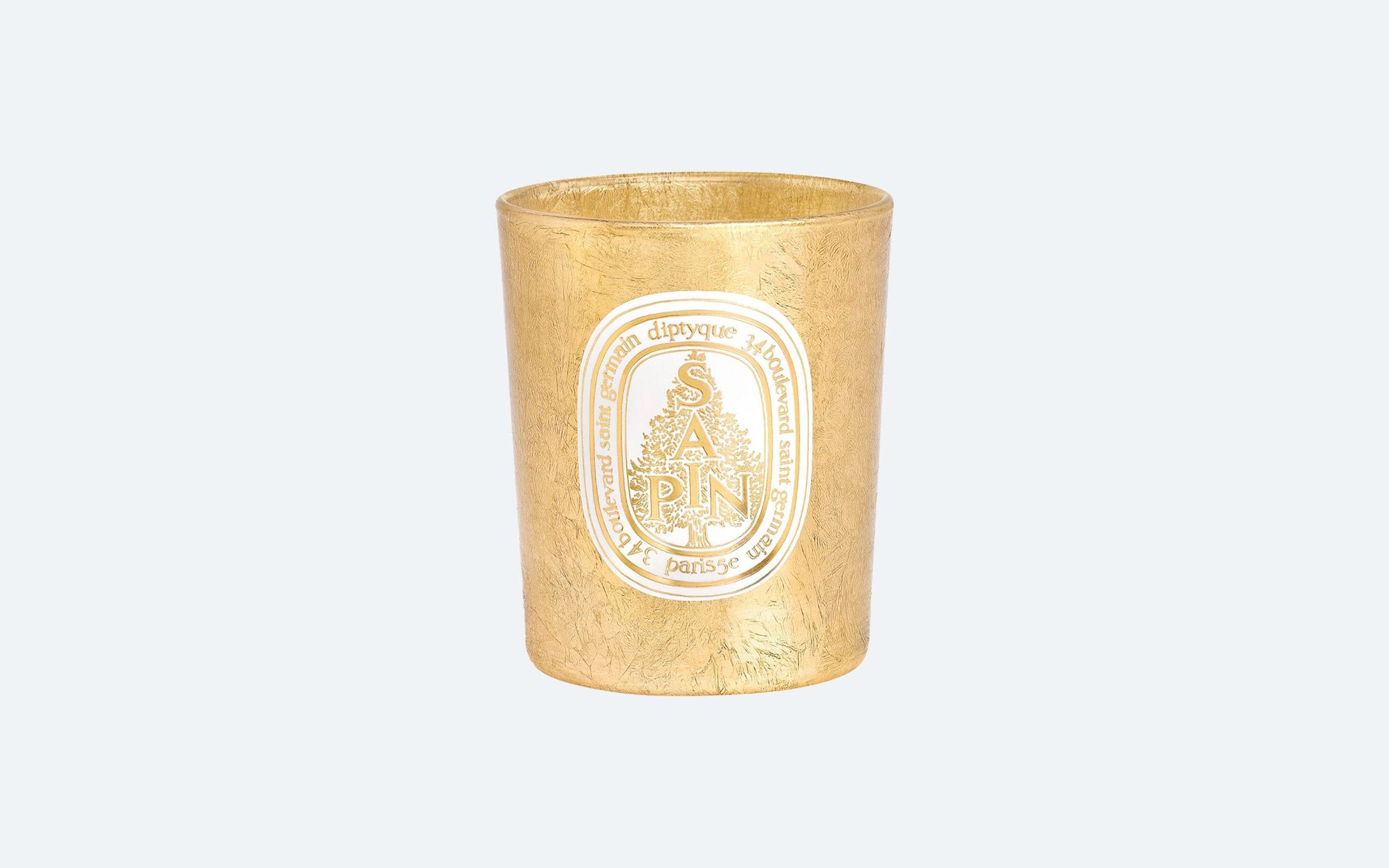 Fragrant candle and tally of points.