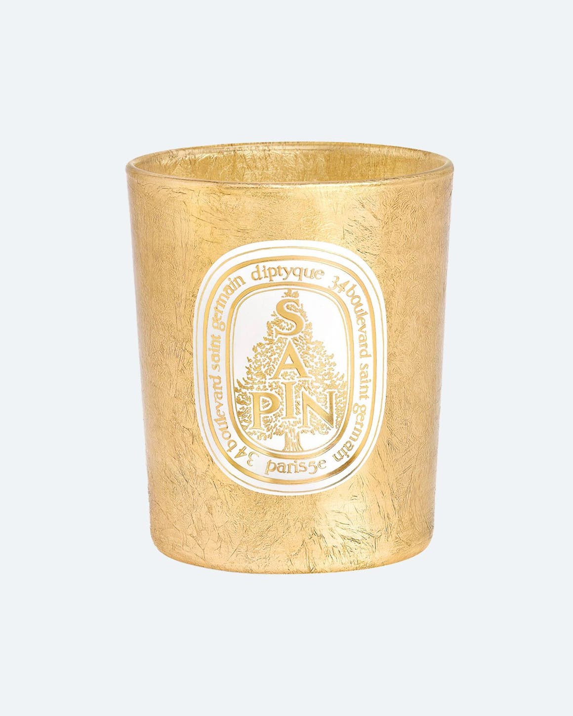 Fragrant candle and tally of points.