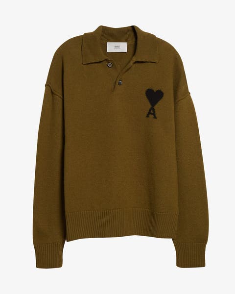 AMI PARIS polo sweater.