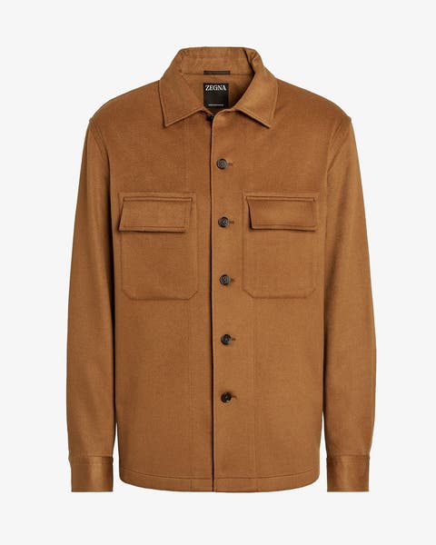 ZEGNA cashmere overshirt.