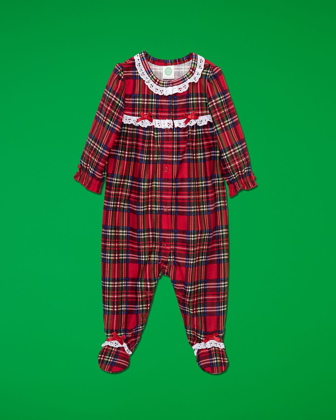A plaid footie.