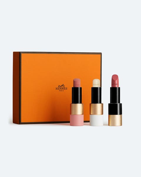 A trio lip set from Hermès.