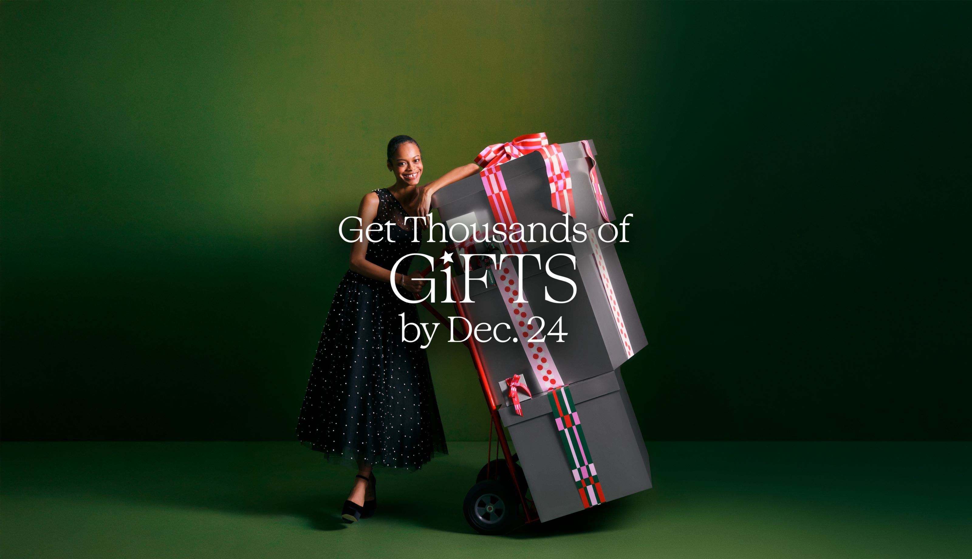 Get thousands of gifts by Christmas.