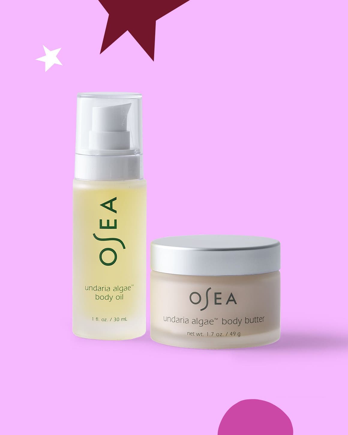 A skin care set from OSEA.