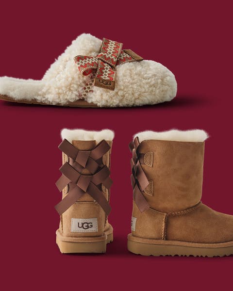 UGG slippers and boots.