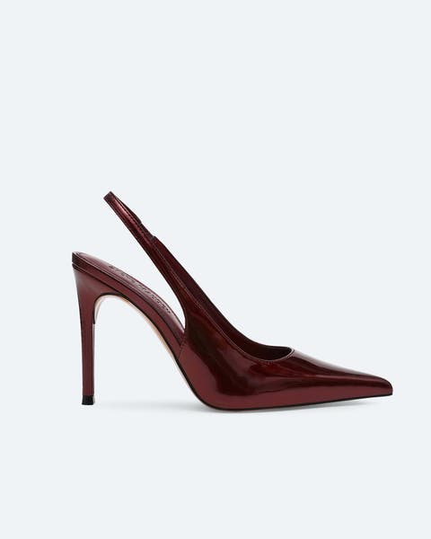 Pointed-toe pumps.
