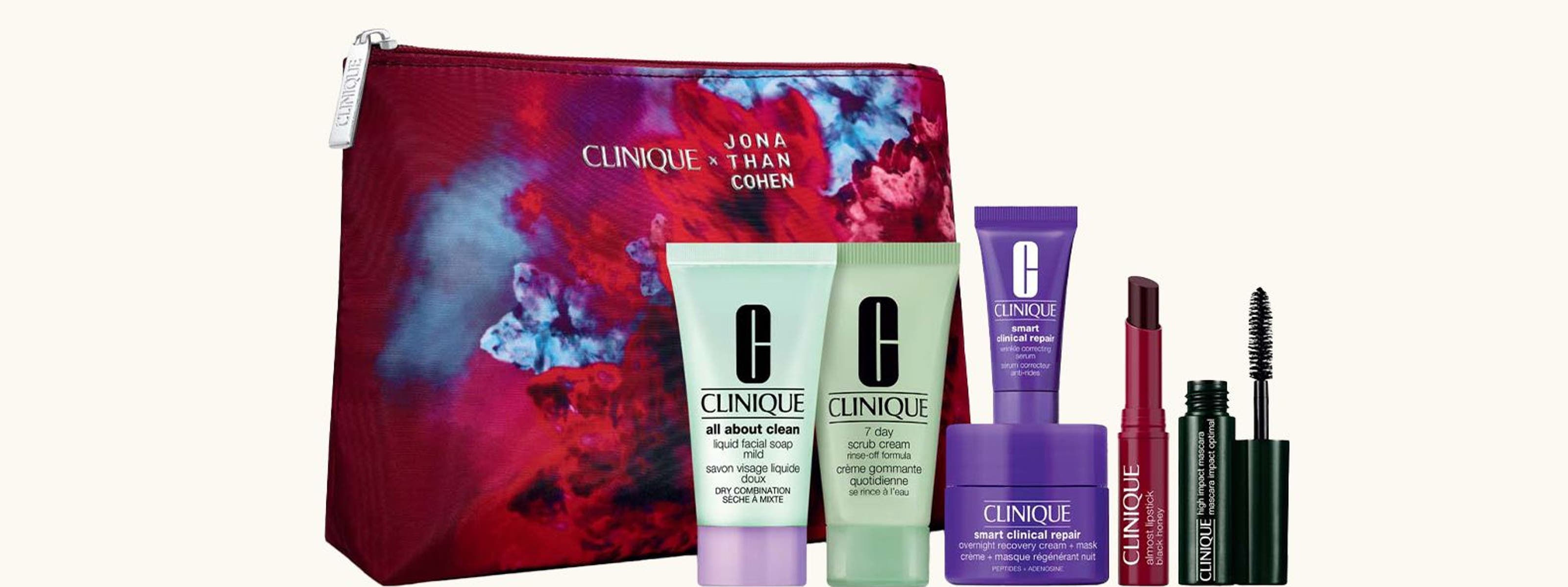 Clinique gift with purchase.