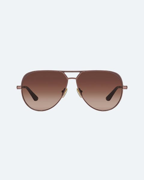 Brown aviator sunglasses.