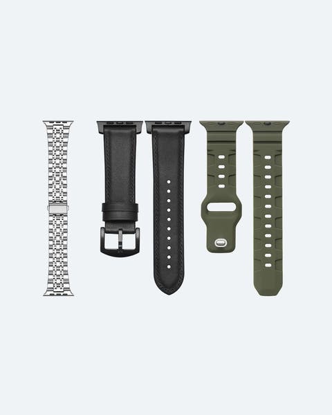 An assortment of watch bands.