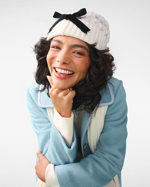 Cold-weather accessories.