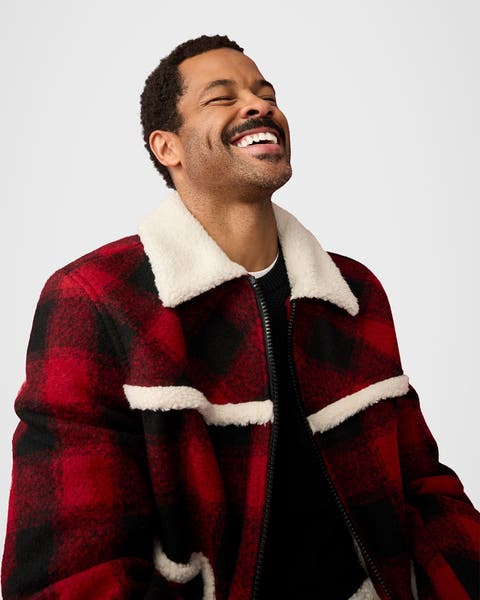 A man wearing a jacket. 