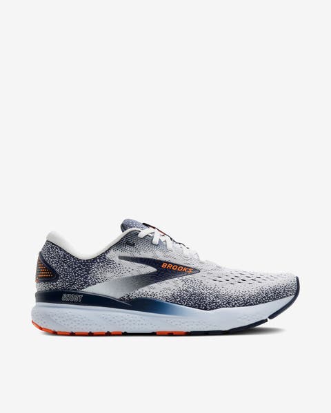 A woven Brooks sneaker.
