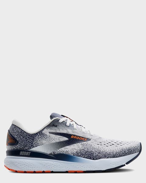 A woven Brooks sneaker.