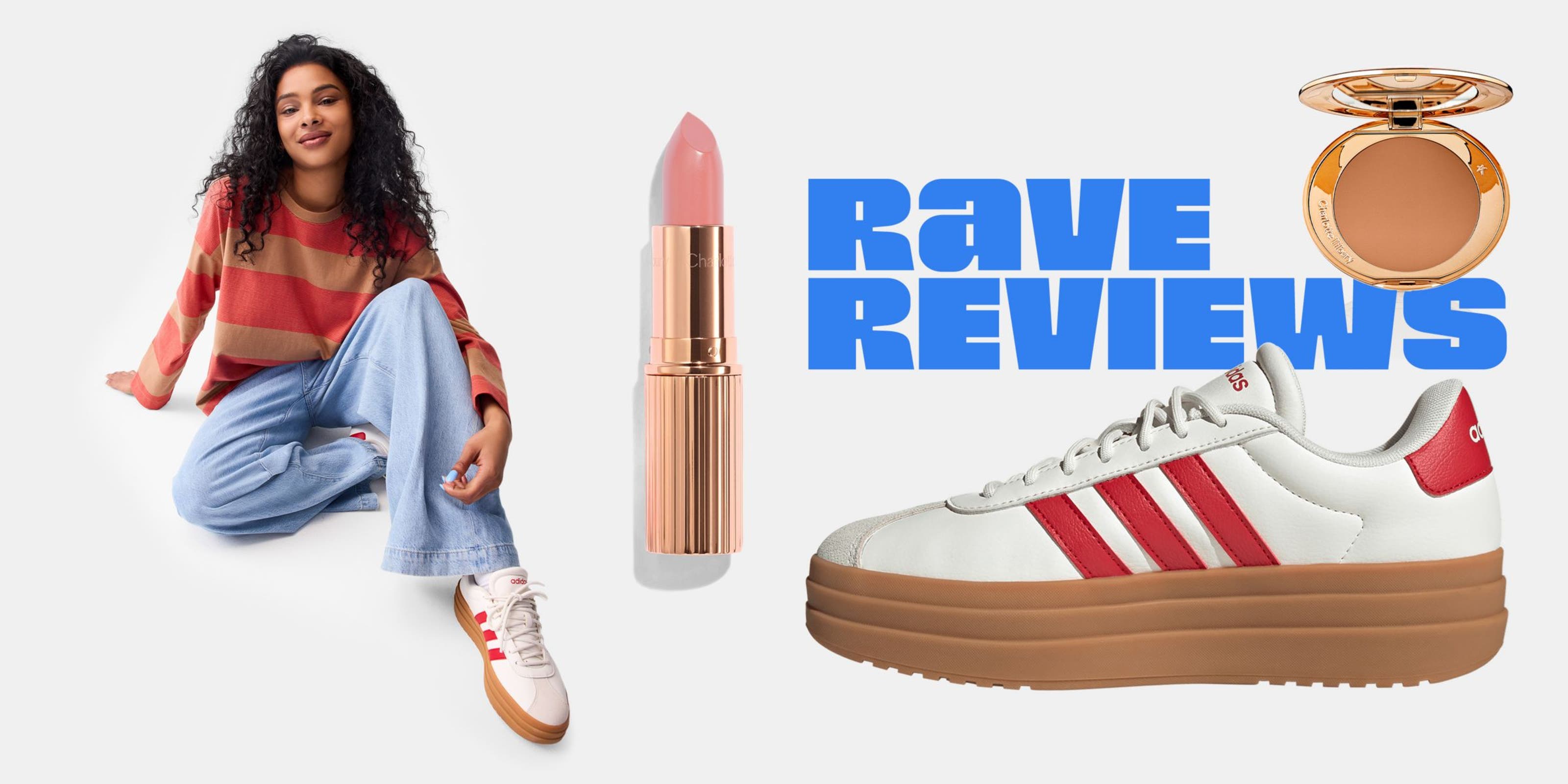 Top-rated denim, sneakers and beauty.