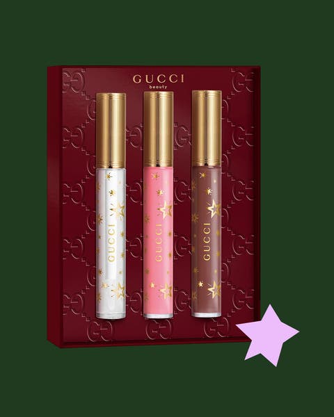 A lip gloss set from Gucci.