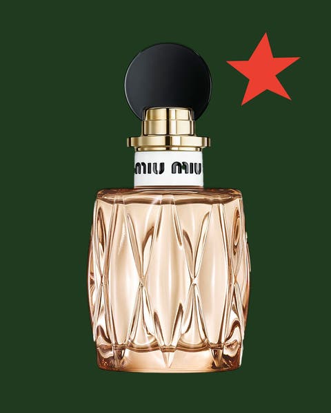 A bottle of Miutine Eau de Parfum fragrance from Miu Miu.