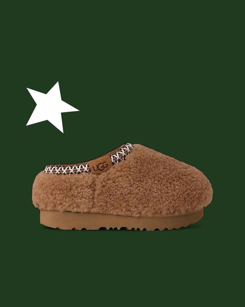 UGG® T Tasman Maxi Curly slipper.