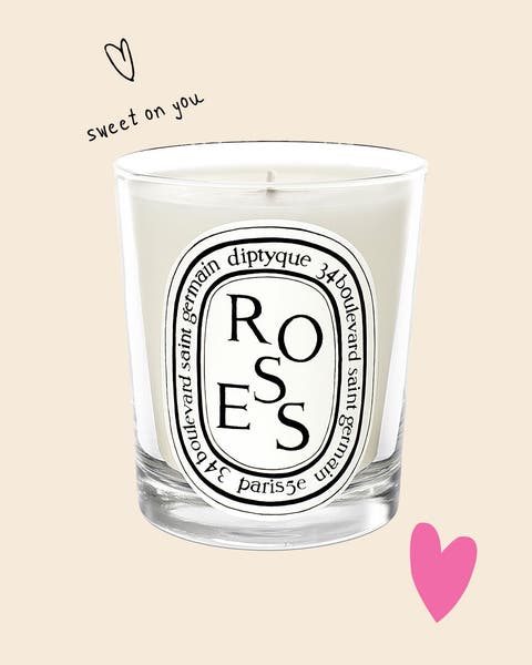 A Diptyque candle. 