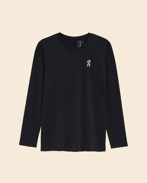 Long-sleeve performance T-shirt. 
