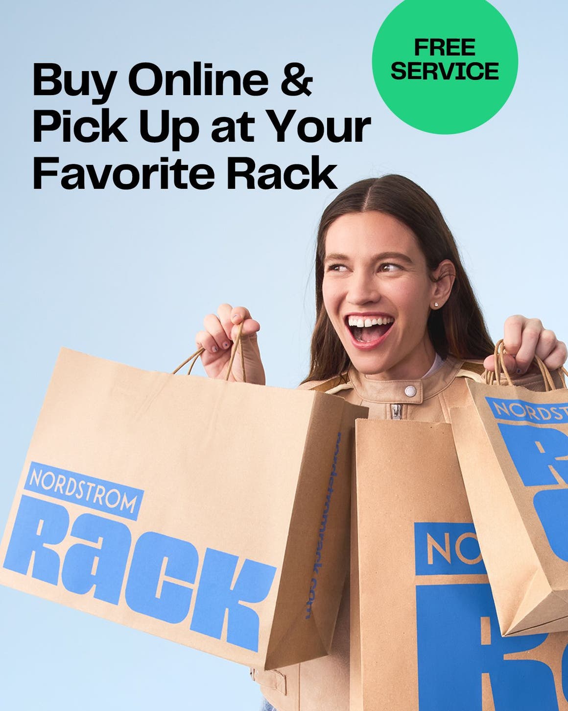 Buy online and pick up at your favorite Rack for free.