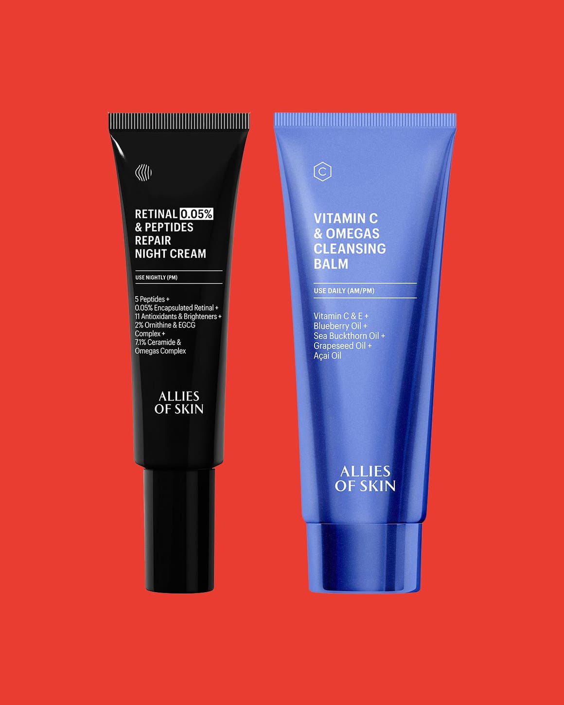 Two skin care products.