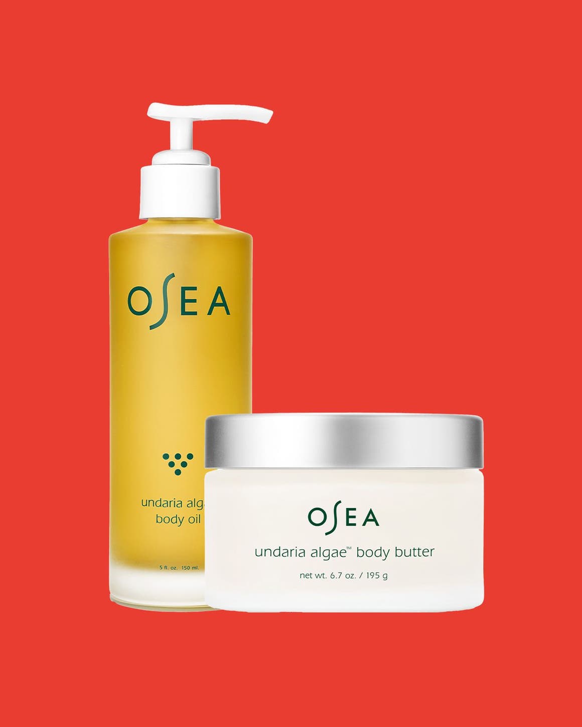 Body oil and body butter.