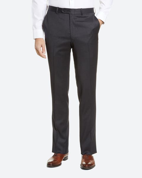 A man wearing dress pants.