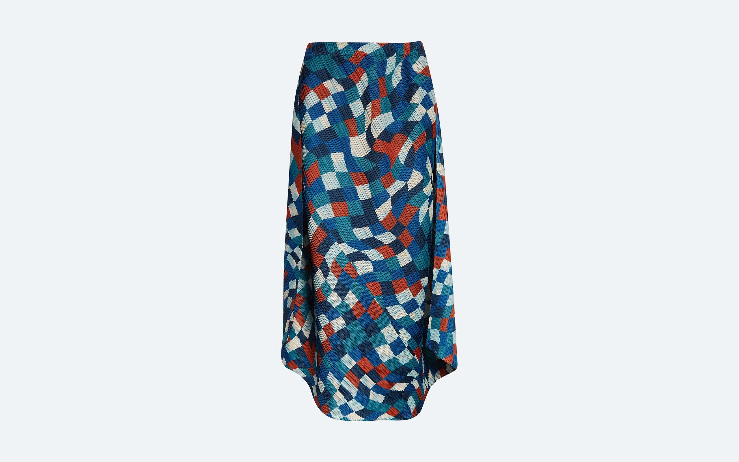Pleats Please Issey Miyake midi skirt.