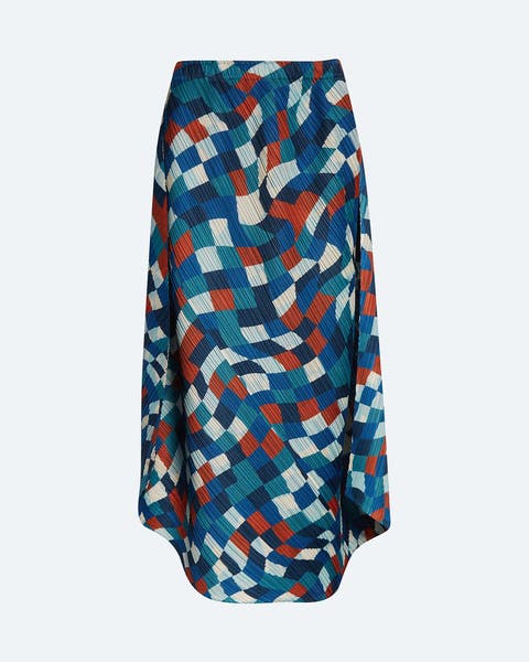 Pleats Please Issey Miyake midi skirt.