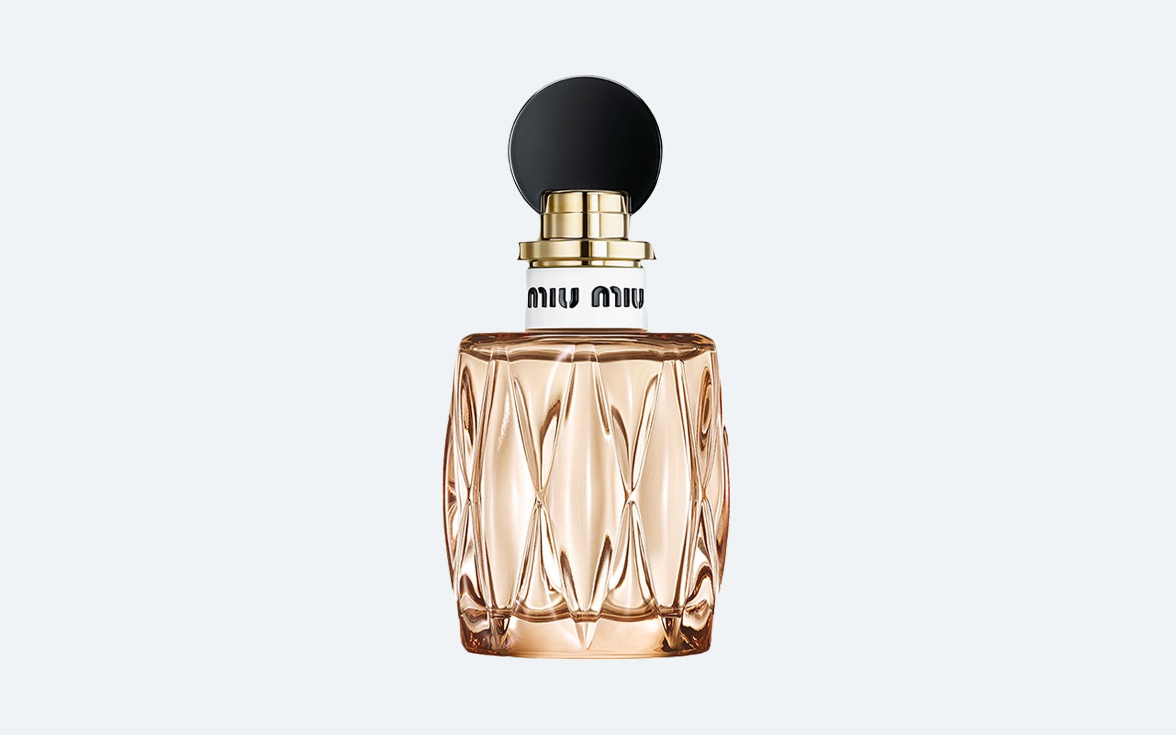 Miu Miu bottle of fragrance.