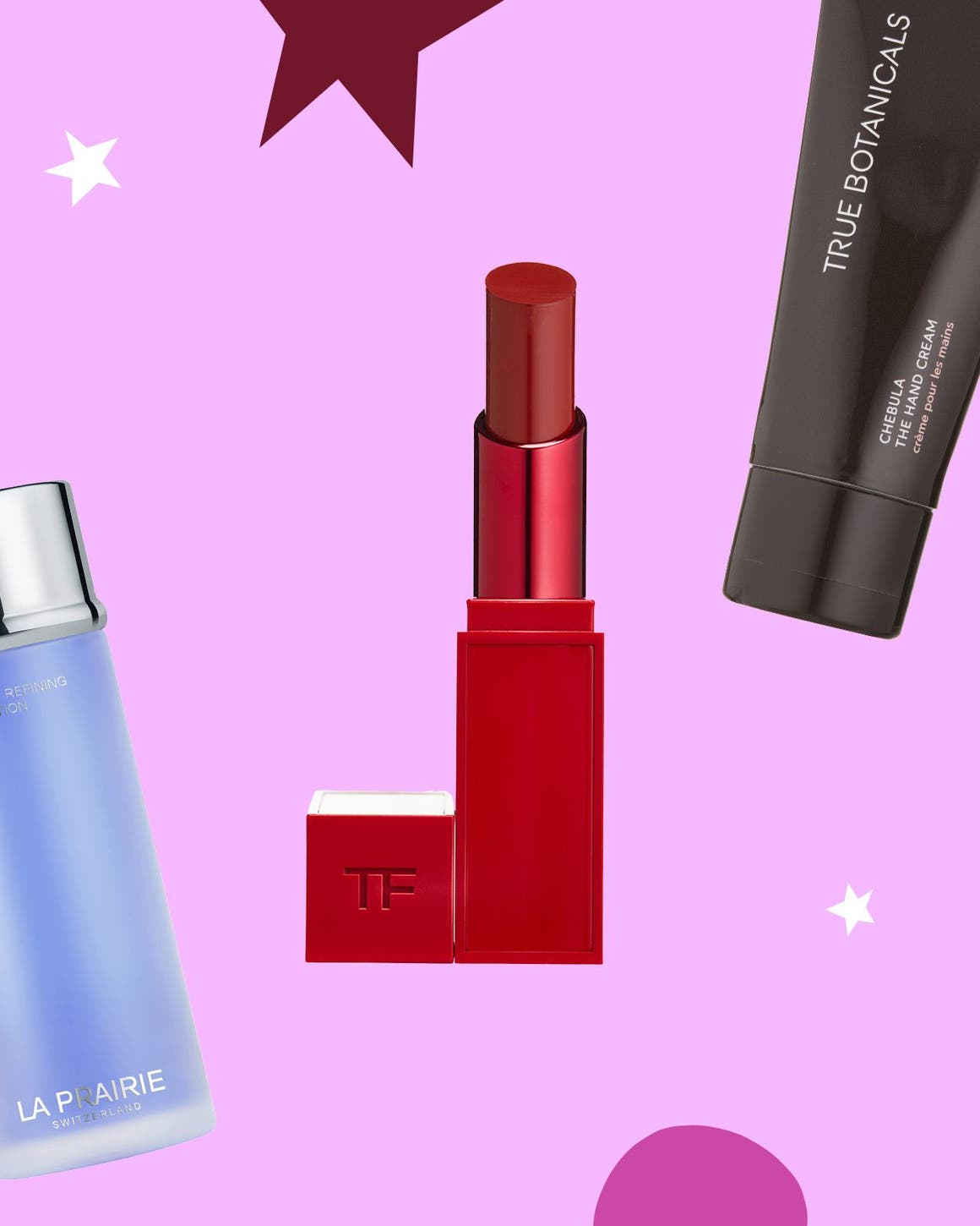 A collage of beauty gifts with purchase.