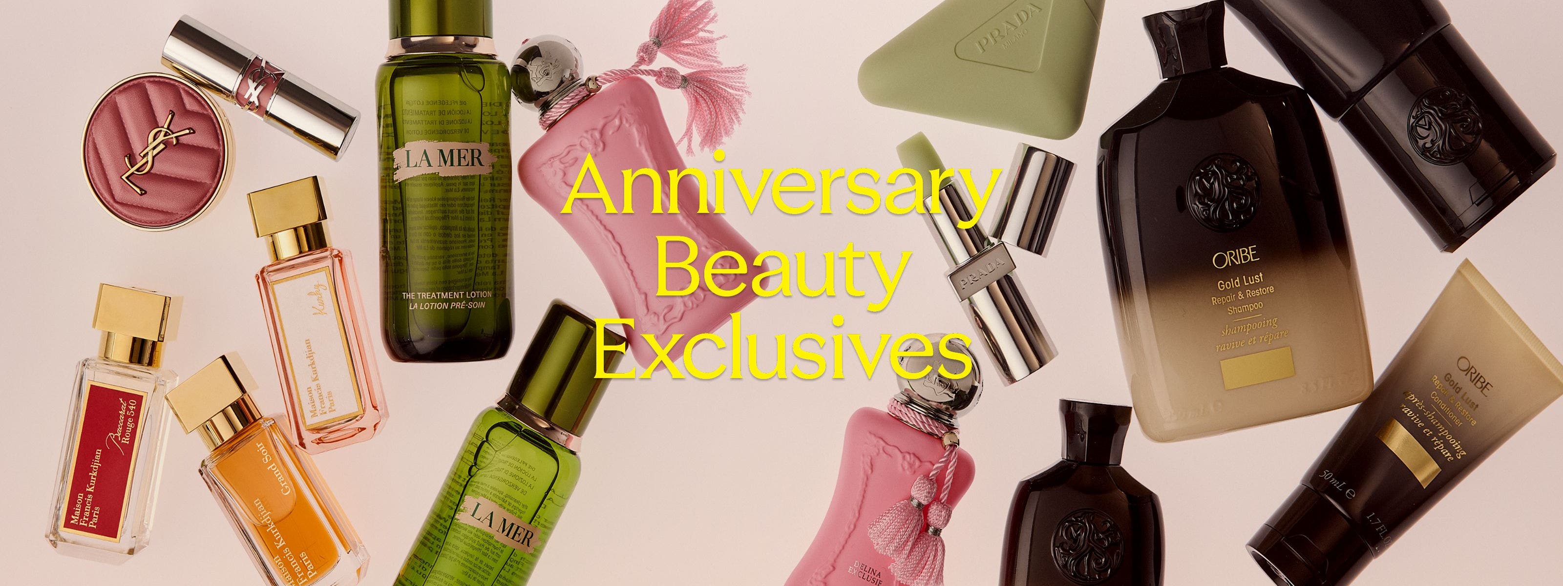 Beauty sets including makeup, skin care, fragrance and hair care. 