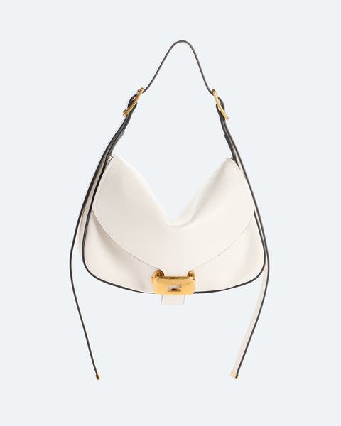 White handbag by Balenciaga.