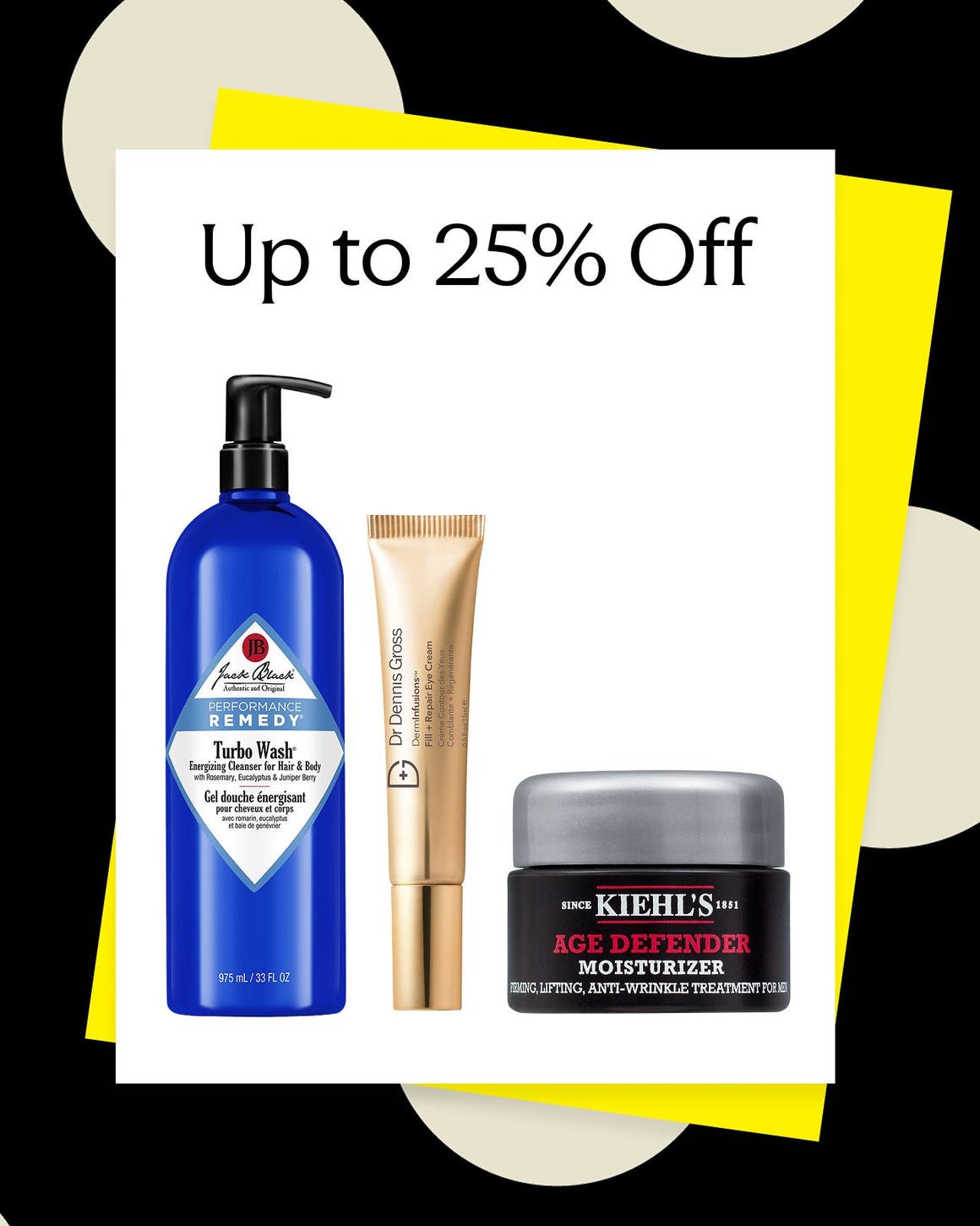 Skin care products.