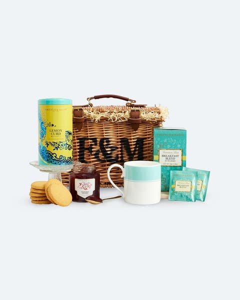 Fortnum & Mason gift basket.