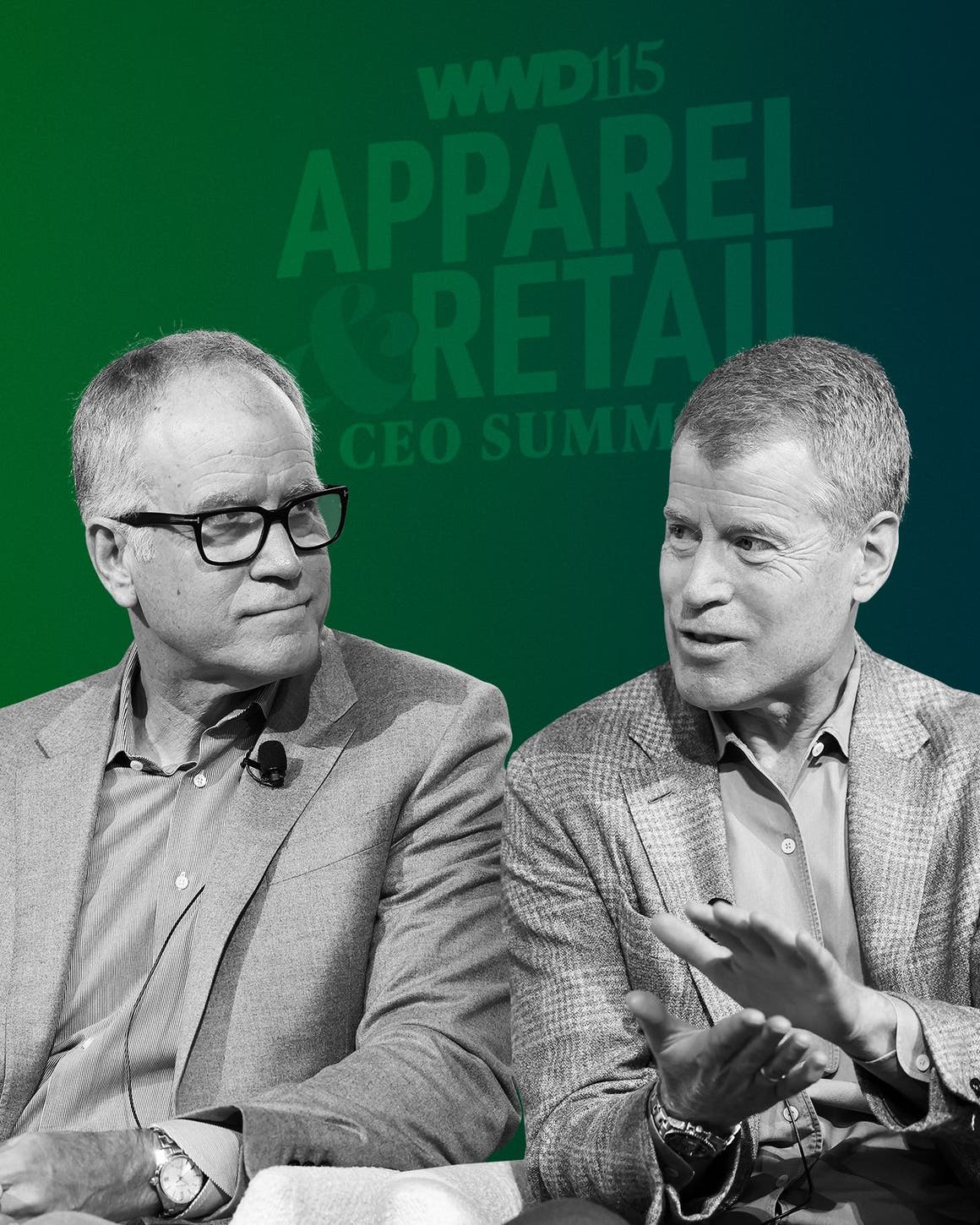 Pete and Erik Nordstrom at the WWD's CEO Summit.