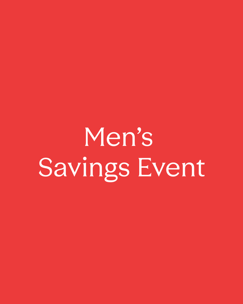 Men's Savings Event.