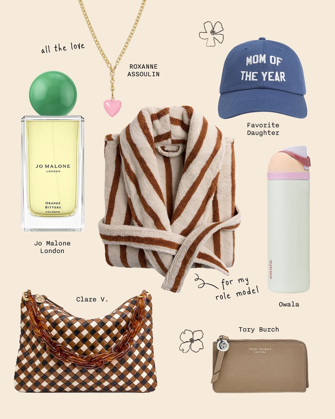 A collage of Mother's Day gifts