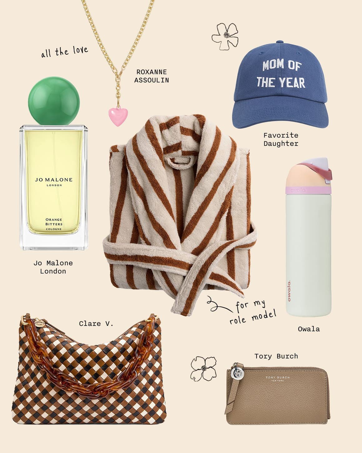 A collage of Mother's Day gifts