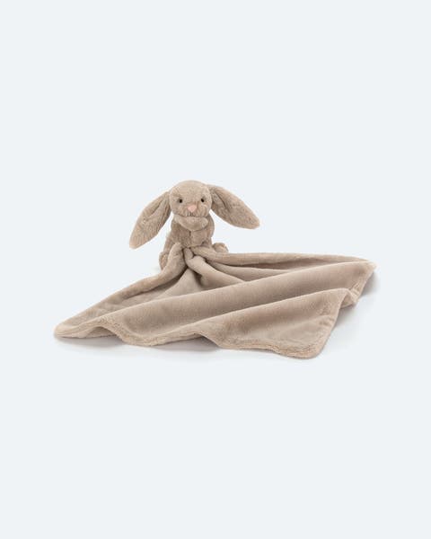 Jellycat bunny soother blanket.