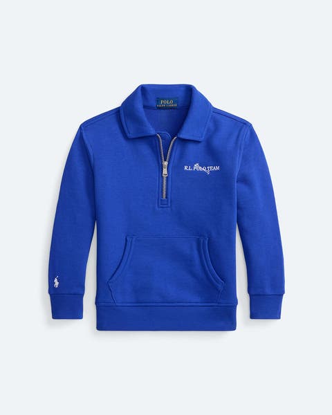 Boys' half-zip sweatshirt from Polo Ralph Lauren.