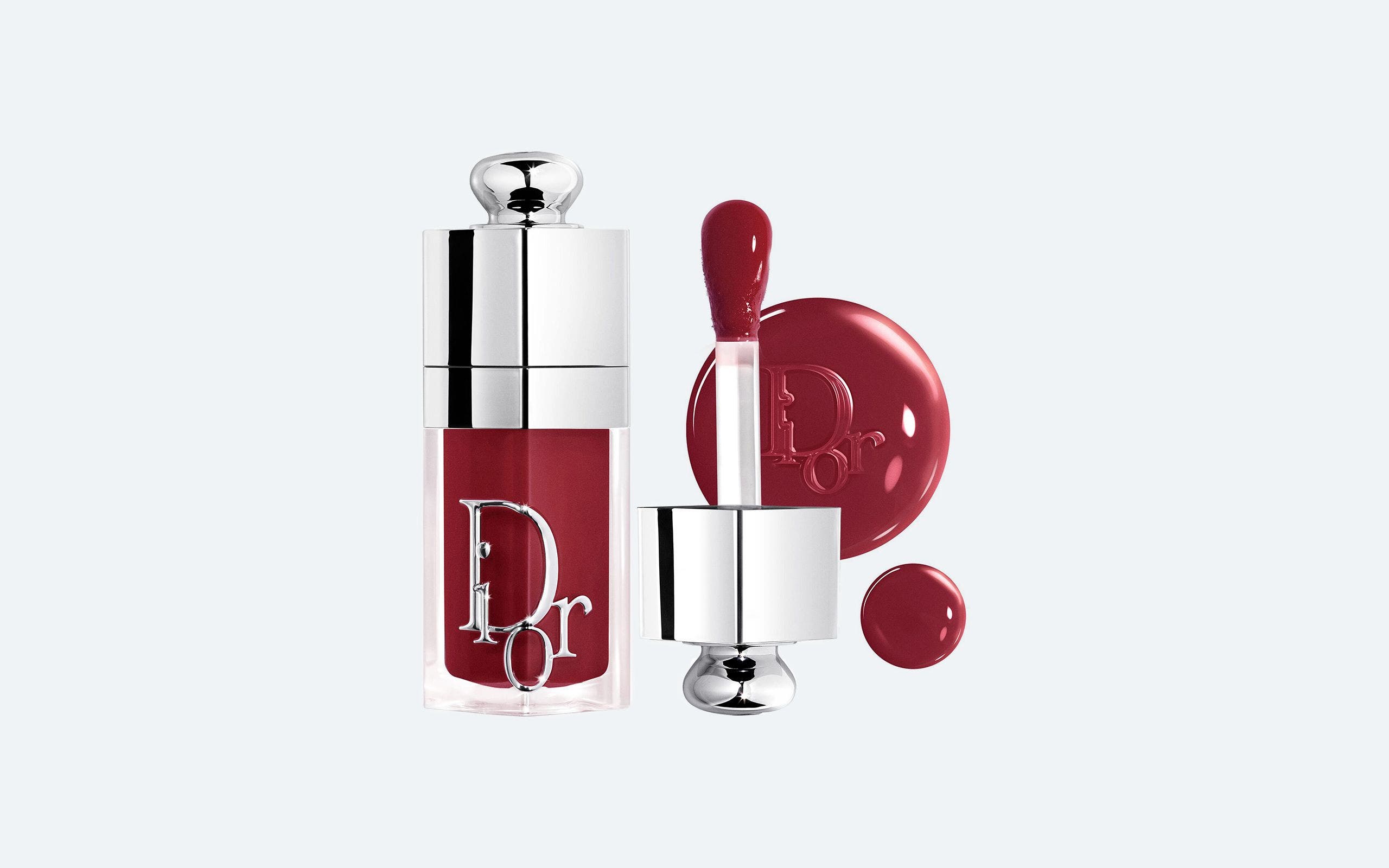 DIOR lip oil.