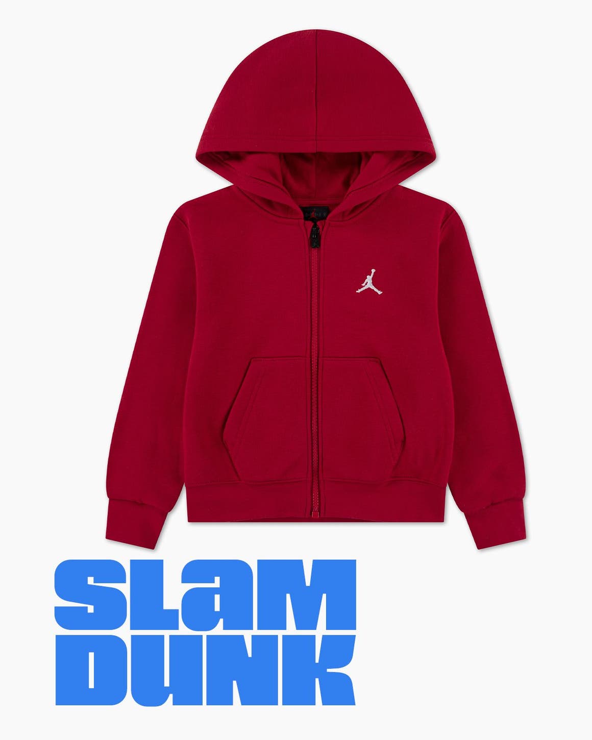 Red Jordan hooded sweatshirt