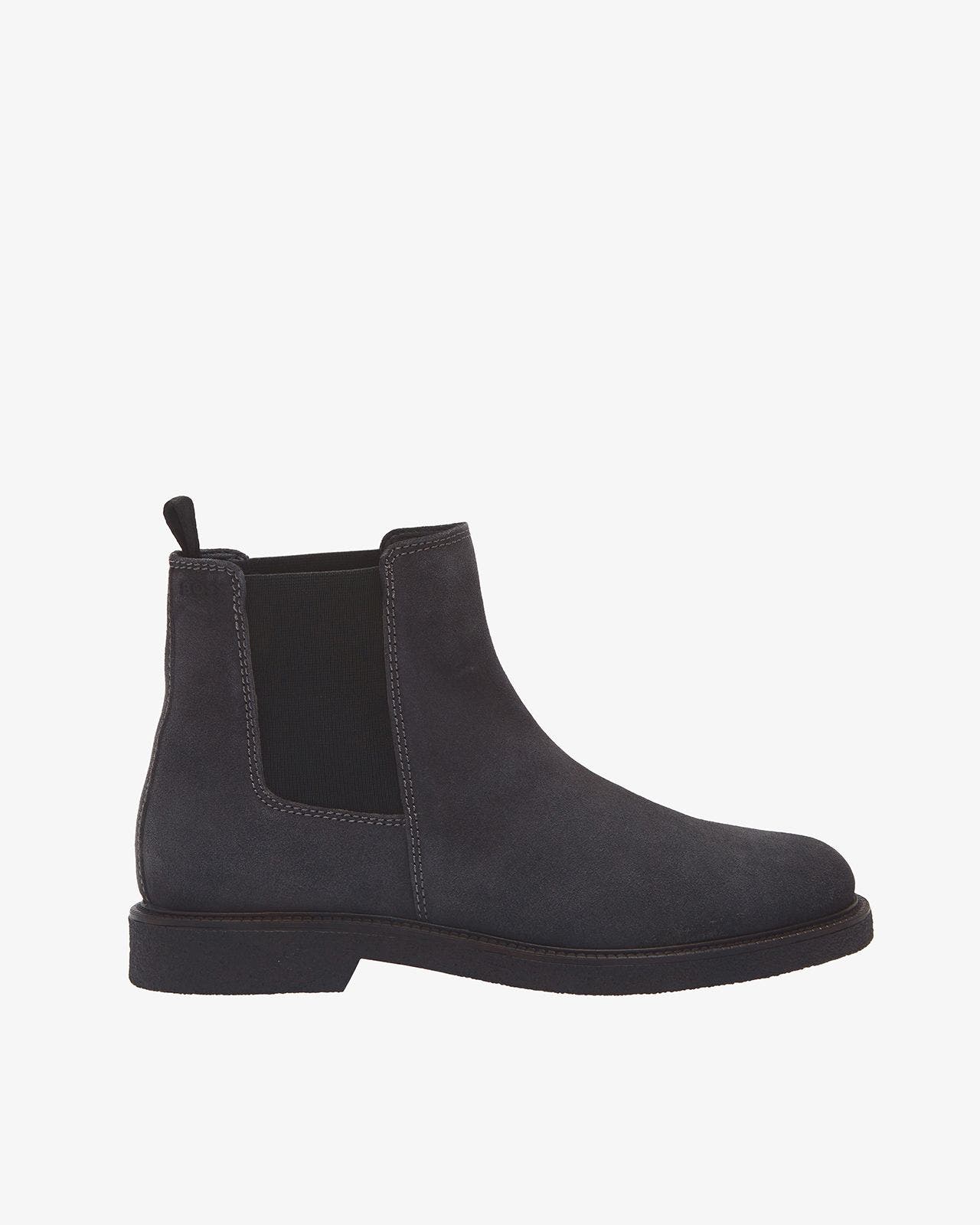 Men's black Chelsea boot.