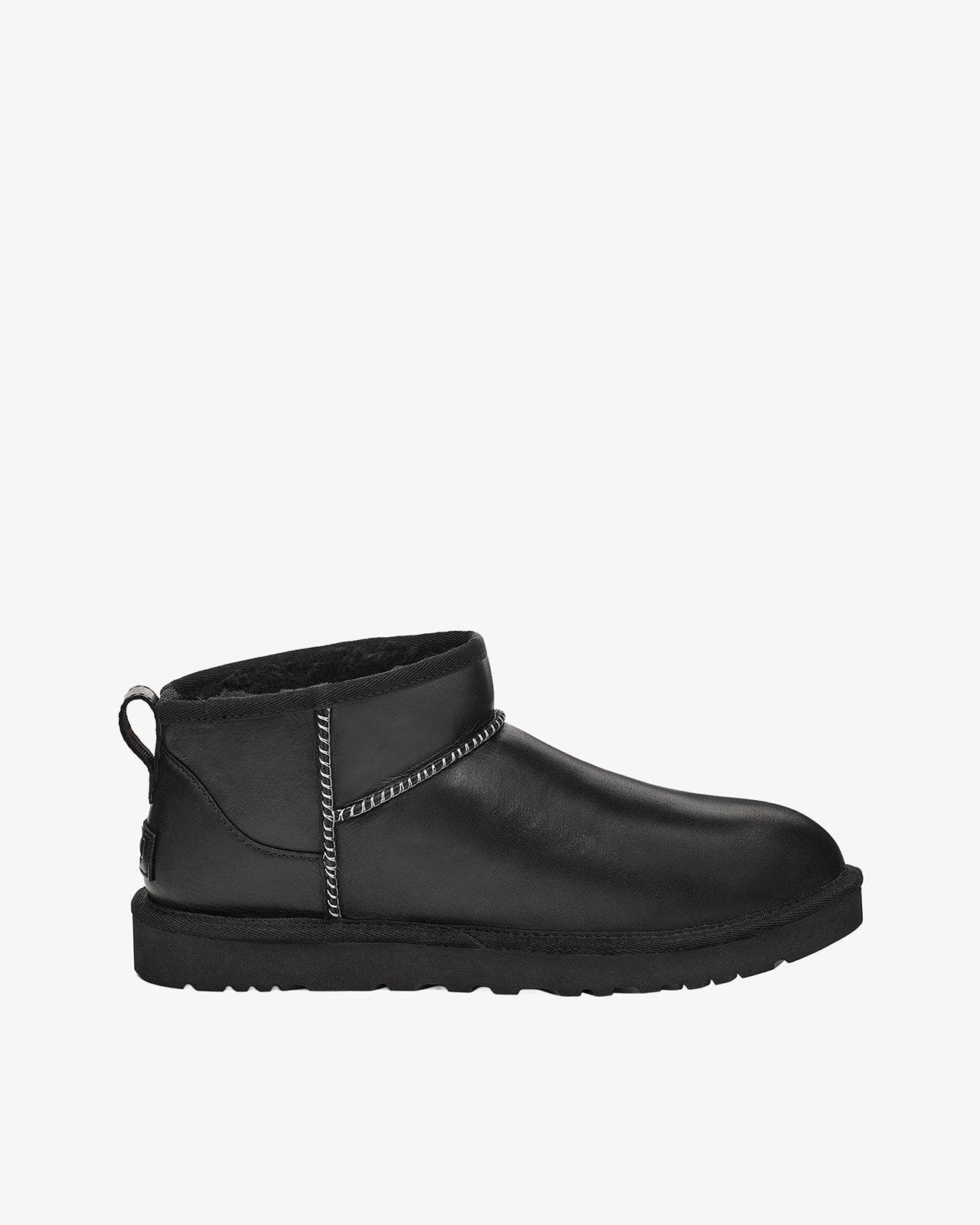 A men's shearling boot.