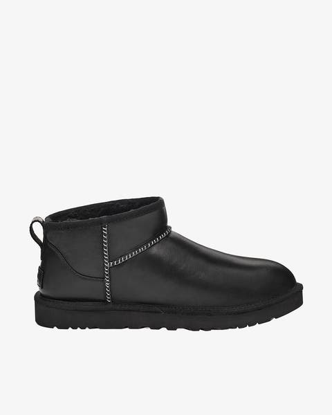 A men's shearling boot.