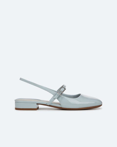 Slingback flats.