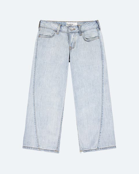 Wide-leg jeans from Abercrombie kids.